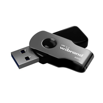 USB флеш-накопитель 3.2 Wibrand 64gb Lizard Gen1 Черный
