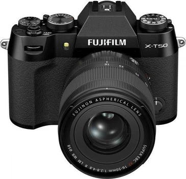 Беззеркальный фотоаппарат Fujifilm X-T50 Black kit XF16-50mmF2.8-4.8 R LM WR (16828478)
