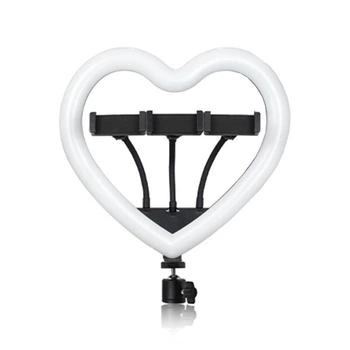 Лампа RGB JM33-13 33cm (Heart Style) с тремя держателями Черный