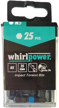 Bit udarowy Whirlpower Impact HX 5 x 25 mm 25 szt (4710616718782)