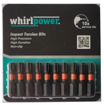 Ударна біта Whirlpower Impact TX 20 x 25 мм 10 шт (4710616718294)