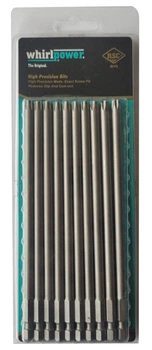 Біта Whirlpower Torx 1/4 дюйма 25 x 150 мм 10 шт (471616695823)
