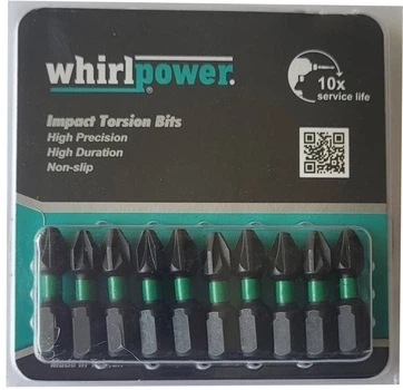 Bit udarowy Whirlpower Impact PZ 2 x 25 mm 10 szt (4710616718348)