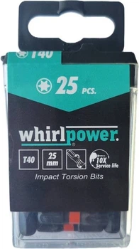Bit udarowy Whirlpower Impact TX 40 x 25 mm 25 szt (4710616718690)