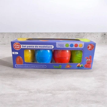 Набір маси для ліплення Playtive (4 кольори)