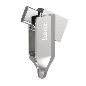 Флеш-накопитель HOCO UD8 16GB Type-C флешка Серебристый