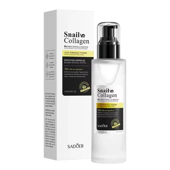 Тонер для лица для антивозрастного ухода с муцином улитки и коллагеном SADOER Snail Collagen Anti Wrinkle Toner, 115 мл (6942349709661)