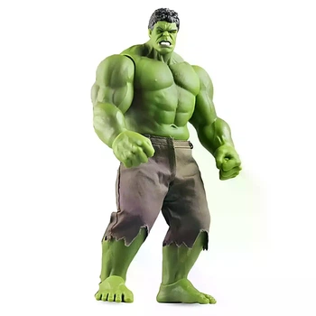 Гигантская фигурка Халка 42 см - большая экшн-фигурка Hulk с артикуляцией, сменными кистями и аксессуарами