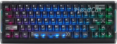 Ігрова Клавіатура ATTACK SHARK R68 HE Ink Shade ENG + UA, Магнітні світчі. Дротова, 8000Hz/s. RGB Підсвічування, Switch 0.005mm. Rapid Trigger