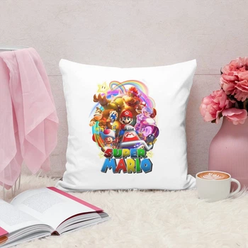 Подушка плюшевая Super Mario Супер Марио 35х35 см (СМ000112)