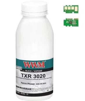 Тонер + чіп Xerox Phaser 3020, WorkCentre 3025, Black, 45 г, WWM (TC-Ph-3020-45-WWM)