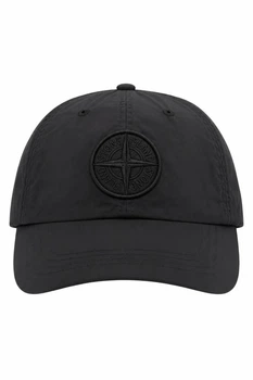 Кепка мужская чёрная Stone Island CAP-STON-003-BLK