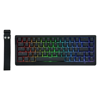 Магнитная клавиатура Epomaker HE68 Lite Black, Hall Effect, Rapid Trigger, 8000 Гц опроса, A-RGB подсветки, 65%