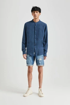 Шорти Pull & Bear синій HNJRN796 36