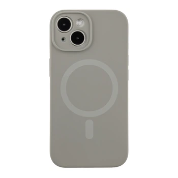 Чохол Glow Silicone Case Full Camera with Magsafe для iPhone 15 Titanium Grey
