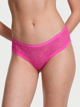 Трусики хипстеры женские Victoria's Secret 27070726 S Розовые (2826594449192)