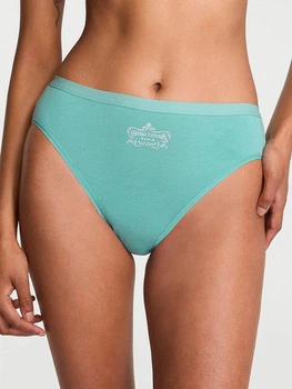 Трусики жіночі бавовняні Victoria's Secret 27153206 M Зелені (399752896911)
