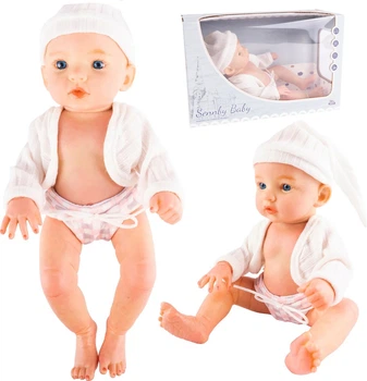 Lalka bobas MalPlay w czapeczce Oliwia 32 cm 112891 (5901924242864)