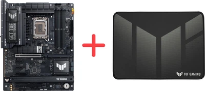 Материнська плата ASUS TUF GAMING Z890-PLUS Wi-Fi (s1851, Intel Z890, PCI-Ex16)+ Ігрова поверхня Asus TUF Gaming P1 Speed у подарунок!