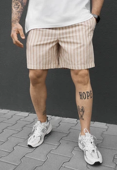 Шорти чінос Staff dt line beige & white L