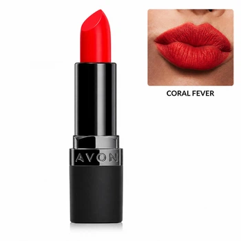 Матовая губная помада Avon "Ультра" Coral Fever/Медний корал