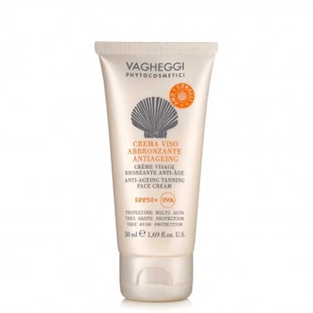 Антивозрастной крем для загара SPF 50 Vagheggi Anti-ageing Tanning Face Cream SPF50 30 мл