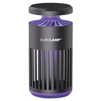 Инсектицидная лампа Eurolamp LED светильник для уничтожения уличных насекомых с вентилятором 4W DC 5V/1A IP20 (MK-4W(LED/F)) (4262380667068)