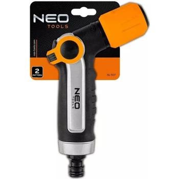 Пистолет для полива Neo Tools CLICK, пистолетный, 2 функции, 0.242кг (15-707)