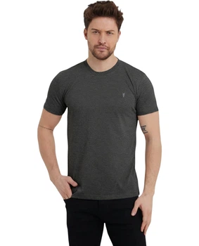 Футболка базова чоловіча Combined Blank Apparel TST0201.GRP L графіт (2228682272151)