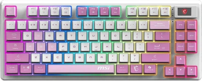 Klawiatura bezprzewodowa MSI Forge GK600 TKL Wireless Violet (S11-43USQ01-HH9)