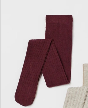 Колготки H&M 665542П фіолетовий смужки вязка 98-104см