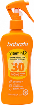 Спрей сонцезахисний Babaria Vitamin D SPF 30 200 мл (8410412519168)