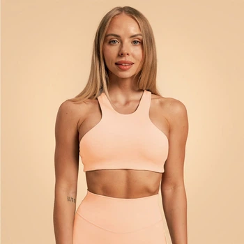 BeastPink Спортивний топ Venture персиковий S - GymBeam BeastPink