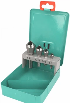 Набір поперечних зенкерів Heller HSS 90 градусів 2–20 мм, 4 елементи (4010159225960)