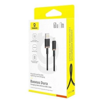 Кабель Baseus Dura Series Fast Charging Cable USB to Type-C 60W 1m Gold+Black