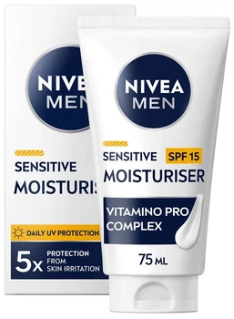 Krem do twarzy Nivea Men Sensitive Spf 15 75 ml (5900017099026)