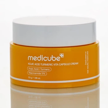 Освітлюючий капсульний крем з коїєвою кислотою та куркумою Medicube Kojic Acid Turmeric Vita Capsule Cream (53 мл)