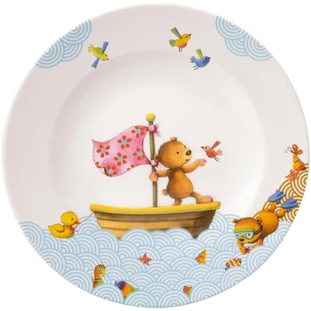 Детская плоская тарелка 21,5 см Happy as a Bear Villeroy & Boch