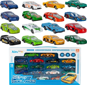 Набор MalPlay 16 металлических машин 1:64 108444 (5901924222705)