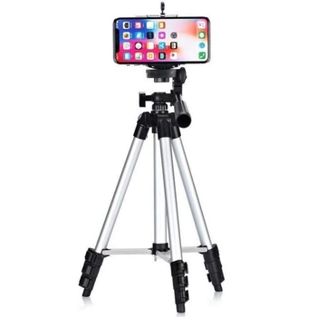 Штатив для фотоапарата, Tripod 3120, алюмінієвий, висота 35-103 см, легкий