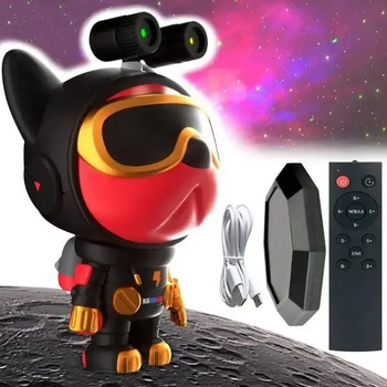 Лазерний проектор, Nebula Dog Projector, проекція космосу, 8 режимів, пластик