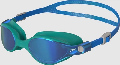 Очки для плавания Speedo зеленый синий унисекс антимикробные линзы для водных видов спорта