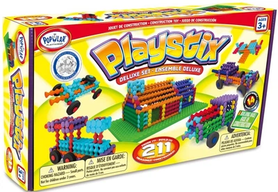 Klocki konstrukcyjne MalBlo Playstix deluxe 211 elementów POP 90001 (755828900017)