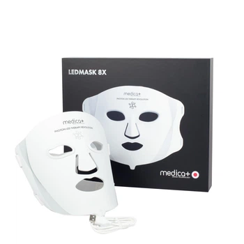 Led-маска Medica+ LEDMask 8X для светотерапии, 7 режимов, гибкий силикон