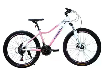 Велосипед спортивный алюминиевый 27.5 дюймов рама 17" Shimano 21 скорость женский розовый Corso «Integra» (NG-27914)