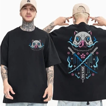 Футболка аниме Demon Slayer XXL Чорна (2245293877)