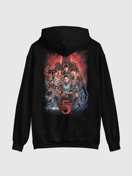 Худі Fruit of the Loom Stranger Things 5 season кофта Чорне (2846780032f)