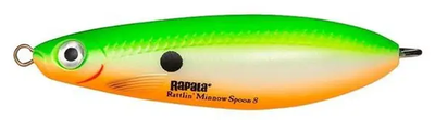Бляшня незачіпляння (шумова) 16 гр 8 см Rapala Minnow Spoon RMSR08 GSU