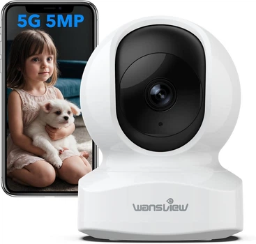 Беспроводная IP камера Wansview Q5 1080P Wi-Fi, ночное видение, двустороннее аудио, обнаружение движения, Pan/Tilt/Zoom