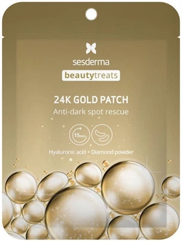 Гідрогелеві патчі для очей - SesDerma Laboratories Beauty Treats 24k Gold Eye Patch 2шт (814562-103969)